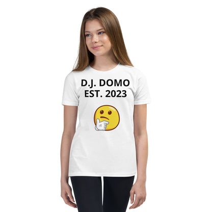 D.J. Domo "L or F" Youth Unisex Short Sleeve T-Shirts Multi Colors/Black