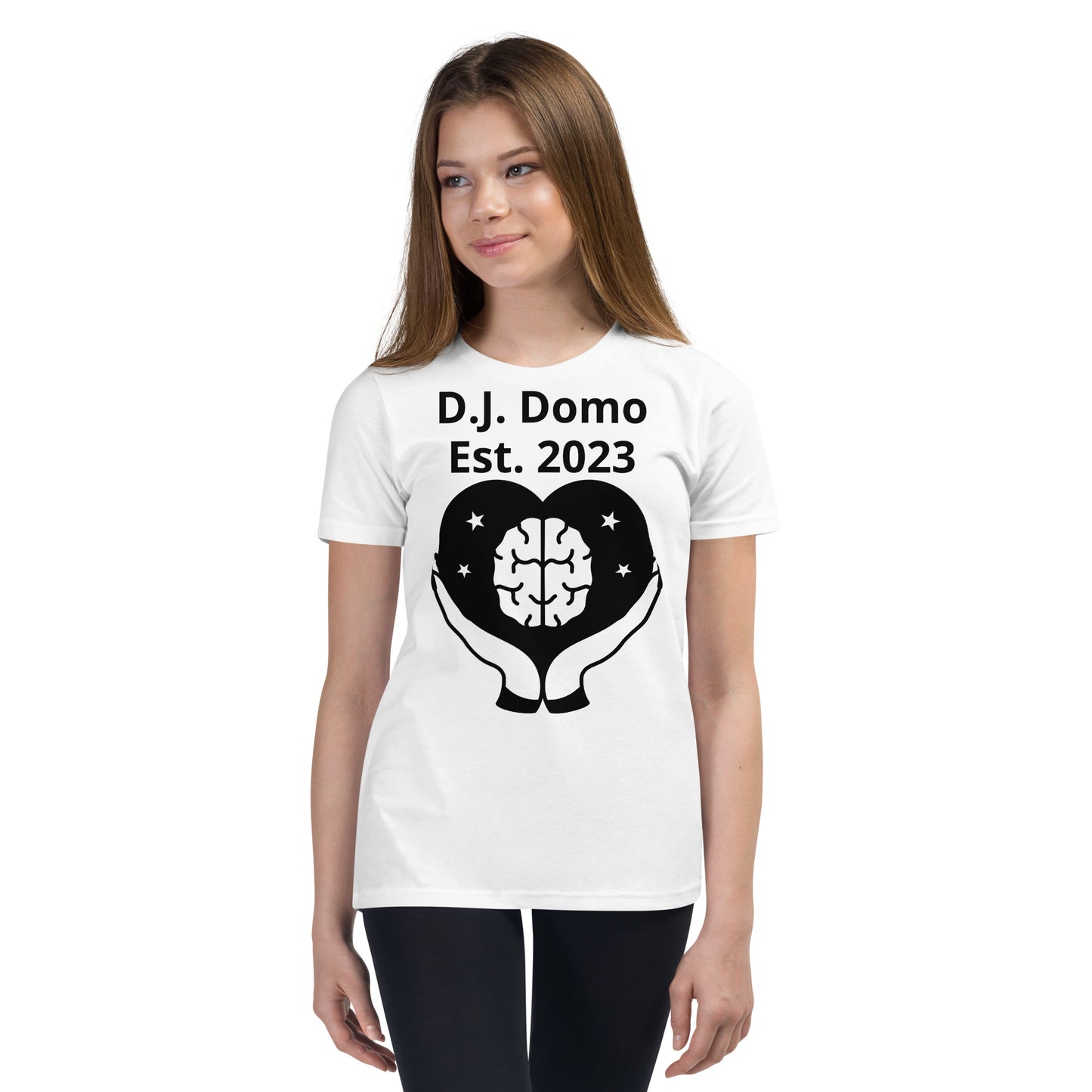 D.J. Domo "Priorities" Youth Unisex Short Sleeve T-Shirts Multi Colors/Black